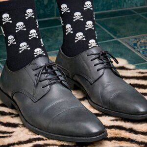 Perry Ellis Portfolio Fairfax black dress‎ shoes Mens size 11.5 ultra foam